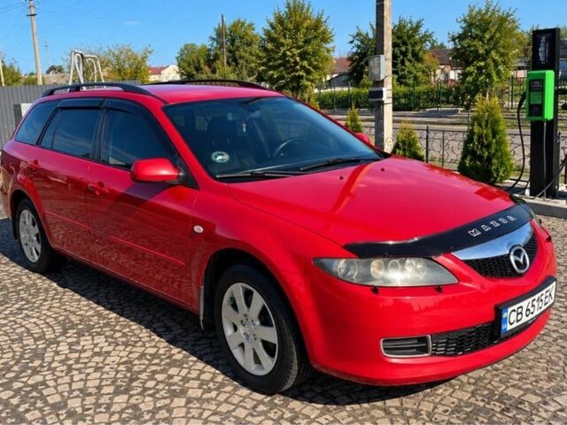 Красный Мазда 6, объемом двигателя 2 л и пробегом 270 тыс. км за 4202 $, фото 1 на Automoto.ua