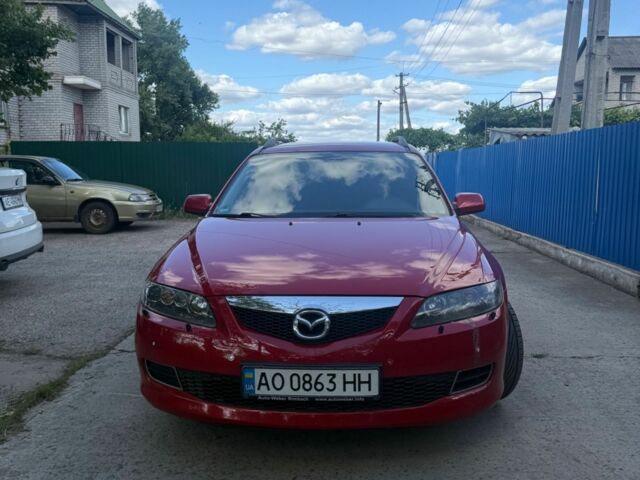 Червоний Мазда 6, об'ємом двигуна 2 л та пробігом 270 тис. км за 6000 $, фото 1 на Automoto.ua