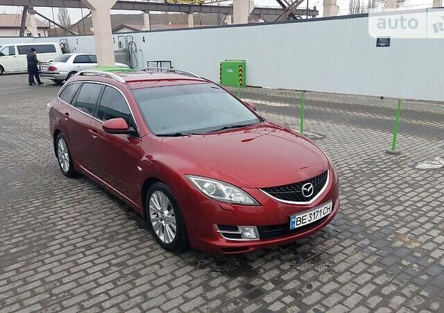 Червоний Мазда 6, об'ємом двигуна 2 л та пробігом 260 тис. км за 6743 $, фото 1 на Automoto.ua