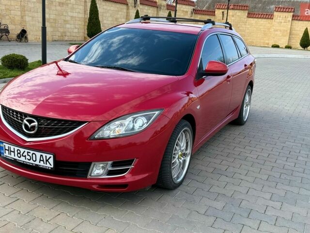 Красный Мазда 6, объемом двигателя 2 л и пробегом 262 тыс. км за 7600 $, фото 1 на Automoto.ua