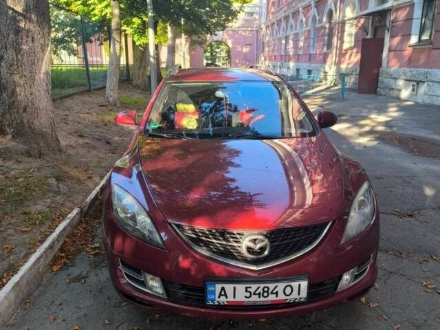 Красный Мазда 6, объемом двигателя 2 л и пробегом 220 тыс. км за 5896 $, фото 1 на Automoto.ua