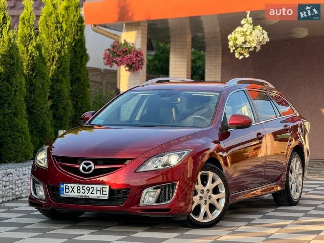 Красный Мазда 6, объемом двигателя 2 л и пробегом 279 тыс. км за 6750 $, фото 1 на Automoto.ua