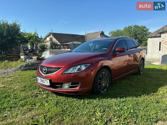 Красный Мазда 6, объемом двигателя 2 л и пробегом 276 тыс. км за 7700 $, фото 1 на Automoto.ua