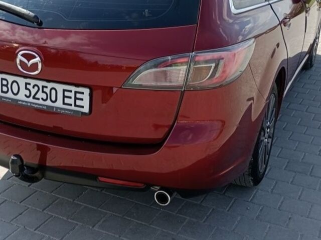 Червоний Мазда 6, об'ємом двигуна 2.2 л та пробігом 224 тис. км за 5800 $, фото 1 на Automoto.ua