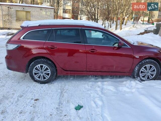 Красный Мазда 6, объемом двигателя 2.2 л и пробегом 283 тыс. км за 6580 $, фото 1 на Automoto.ua