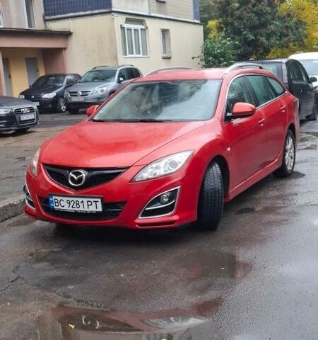 Красный Мазда 6, объемом двигателя 2.2 л и пробегом 279 тыс. км за 6000 $, фото 1 на Automoto.ua