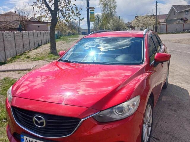 Червоний Мазда 6, об'ємом двигуна 2.2 л та пробігом 245 тис. км за 9000 $, фото 1 на Automoto.ua