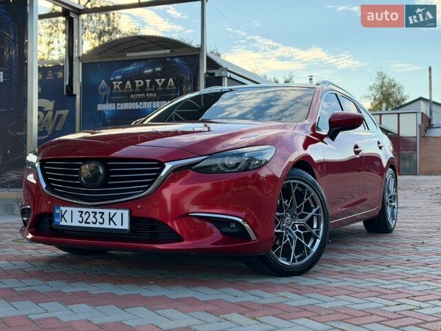 Красный Мазда 6, объемом двигателя 2.2 л и пробегом 117 тыс. км за 17000 $, фото 1 на Automoto.ua