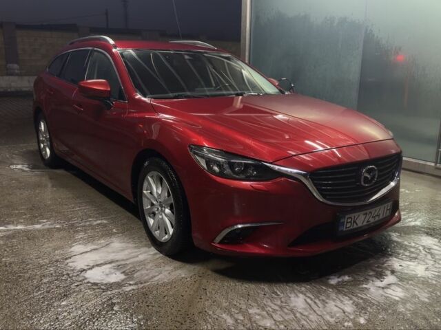 Красный Мазда 6, объемом двигателя 2.2 л и пробегом 176 тыс. км за 13700 $, фото 1 на Automoto.ua