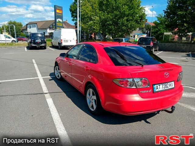 Красный Мазда 6, объемом двигателя 2 л и пробегом 248 тыс. км за 4800 $, фото 1 на Automoto.ua