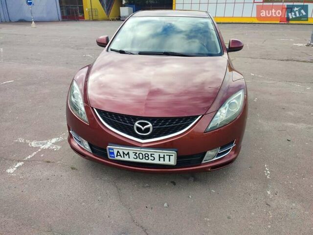 Красный Мазда 6, объемом двигателя 2.18 л и пробегом 231 тыс. км за 5650 $, фото 1 на Automoto.ua