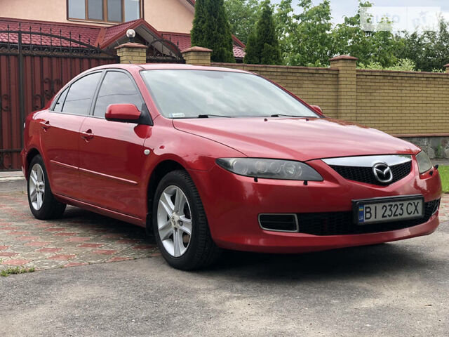 Червоний Мазда 6, об'ємом двигуна 2 л та пробігом 282 тис. км за 5200 $, фото 1 на Automoto.ua