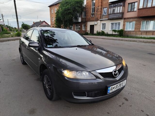 Серый Мазда 6, объемом двигателя 2 л и пробегом 240 тыс. км за 3950 $, фото 1 на Automoto.ua