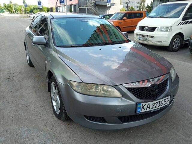 Серый Мазда 6, объемом двигателя 2 л и пробегом 200 тыс. км за 3899 $, фото 1 на Automoto.ua