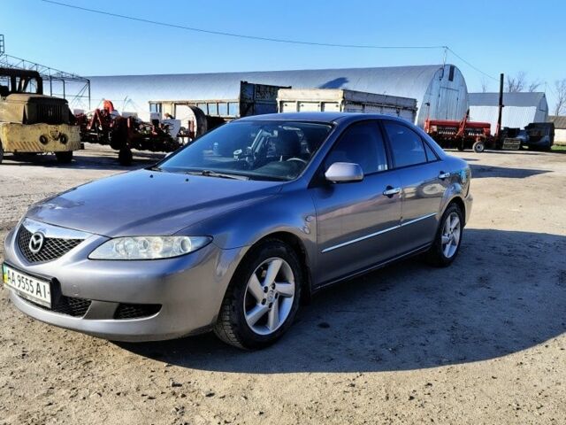 Серый Мазда 6, объемом двигателя 2 л и пробегом 177 тыс. км за 3300 $, фото 1 на Automoto.ua