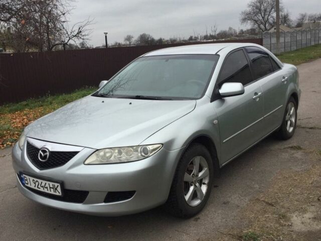 Серый Мазда 6, объемом двигателя 2 л и пробегом 225 тыс. км за 3200 $, фото 1 на Automoto.ua