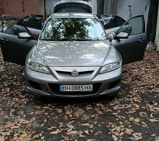 Серый Мазда 6, объемом двигателя 2 л и пробегом 260 тыс. км за 4500 $, фото 1 на Automoto.ua