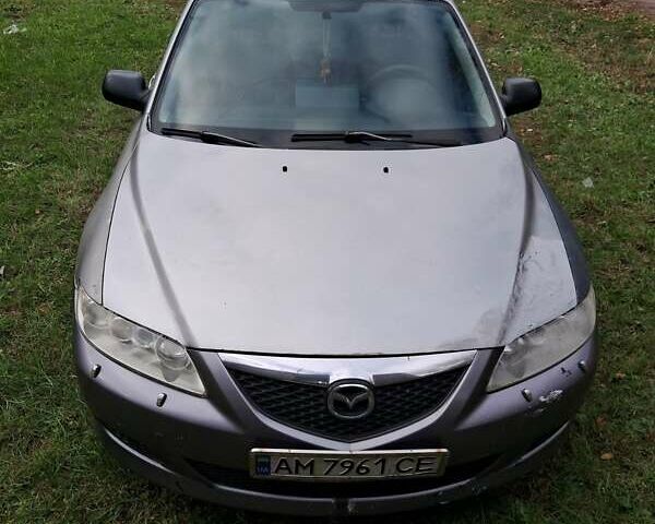 Серый Мазда 6, объемом двигателя 2 л и пробегом 224 тыс. км за 2800 $, фото 1 на Automoto.ua