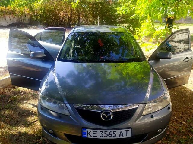 Серый Мазда 6, объемом двигателя 2 л и пробегом 220 тыс. км за 4500 $, фото 1 на Automoto.ua