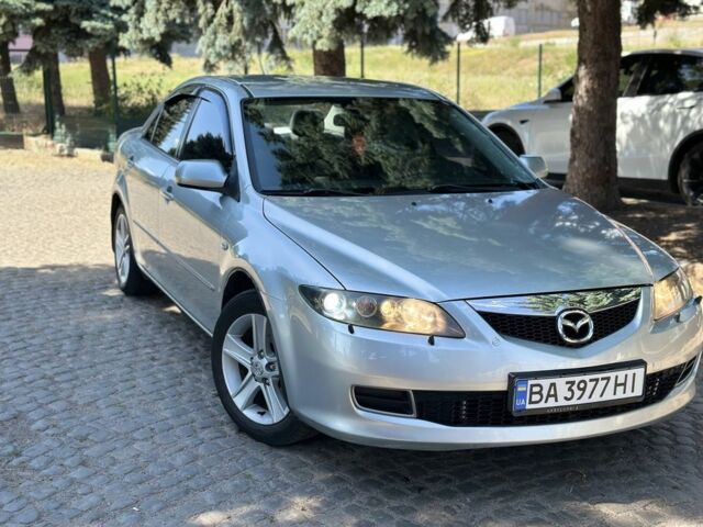 Серый Мазда 6, объемом двигателя 2 л и пробегом 240 тыс. км за 4350 $, фото 1 на Automoto.ua
