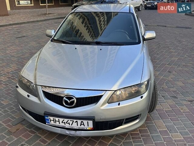 Серый Мазда 6, объемом двигателя 2 л и пробегом 189 тыс. км за 4200 $, фото 1 на Automoto.ua