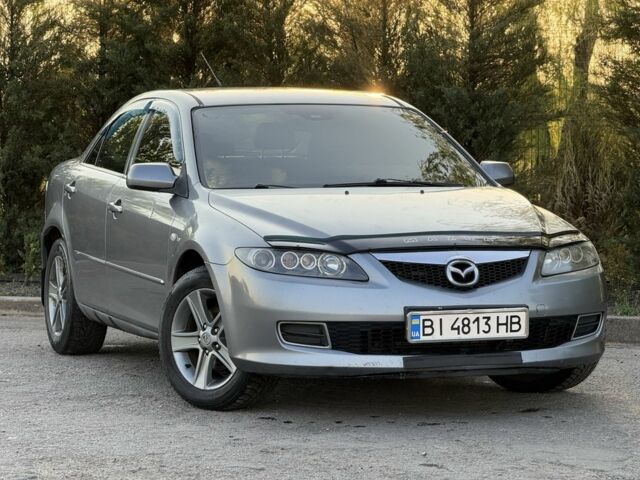 Серый Мазда 6, объемом двигателя 1.8 л и пробегом 237 тыс. км за 3150 $, фото 1 на Automoto.ua