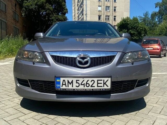 Серый Мазда 6, объемом двигателя 1.8 л и пробегом 186 тыс. км за 4400 $, фото 1 на Automoto.ua