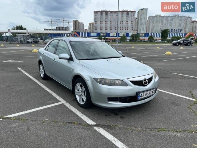 Серый Мазда 6, объемом двигателя 1.8 л и пробегом 220 тыс. км за 4000 $, фото 1 на Automoto.ua