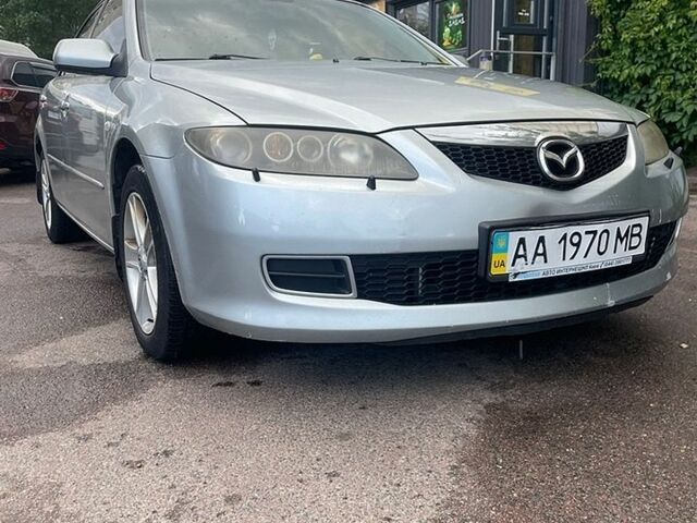 Серый Мазда 6, объемом двигателя 2 л и пробегом 240 тыс. км за 4600 $, фото 1 на Automoto.ua