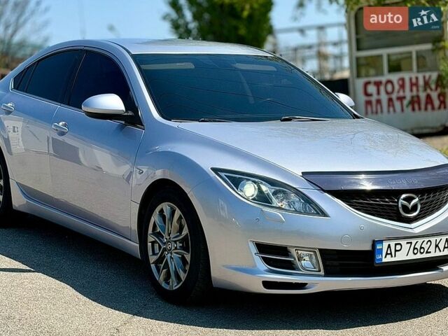 Серый Мазда 6, объемом двигателя 2 л и пробегом 204 тыс. км за 6800 $, фото 1 на Automoto.ua