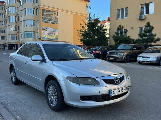 Серый Мазда 6, объемом двигателя 2 л и пробегом 383 тыс. км за 2200 $, фото 1 на Automoto.ua