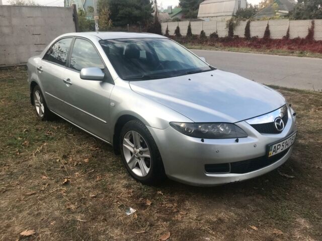 Серый Мазда 6, объемом двигателя 2 л и пробегом 190 тыс. км за 6800 $, фото 1 на Automoto.ua