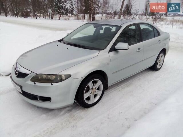 Серый Мазда 6, объемом двигателя 2 л и пробегом 240 тыс. км за 3300 $, фото 1 на Automoto.ua