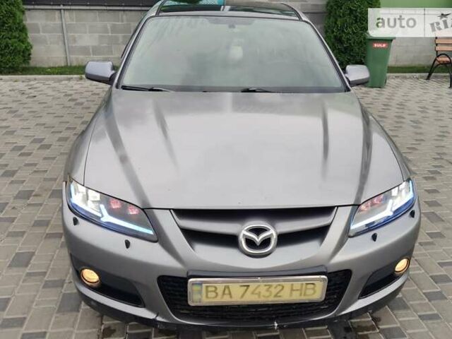 Серый Мазда 6, объемом двигателя 2.3 л и пробегом 208 тыс. км за 6200 $, фото 1 на Automoto.ua