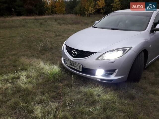 Серый Мазда 6, объемом двигателя 2 л и пробегом 203 тыс. км за 7700 $, фото 1 на Automoto.ua