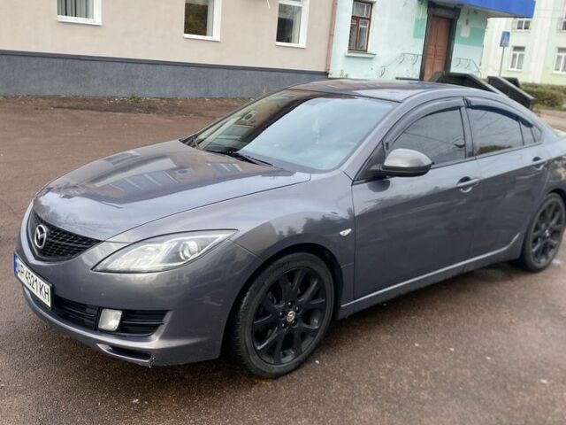 Серый Мазда 6, объемом двигателя 2 л и пробегом 270 тыс. км за 6300 $, фото 1 на Automoto.ua