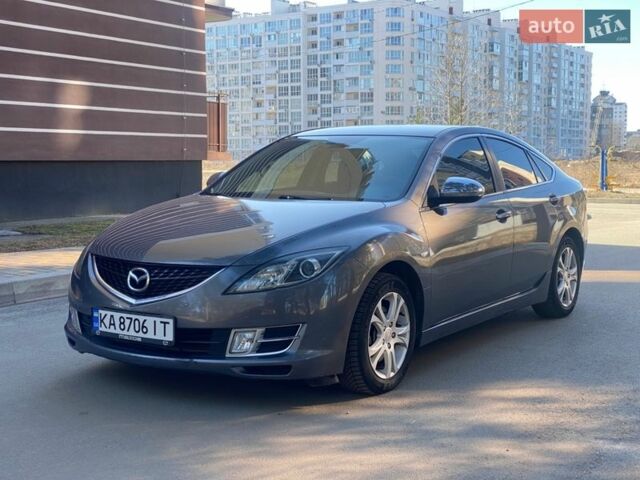 Серый Мазда 6, объемом двигателя 2 л и пробегом 205 тыс. км за 6600 $, фото 1 на Automoto.ua