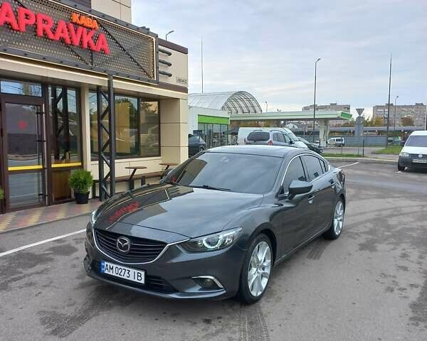 Серый Мазда 6, объемом двигателя 2.49 л и пробегом 180 тыс. км за 11300 $, фото 1 на Automoto.ua