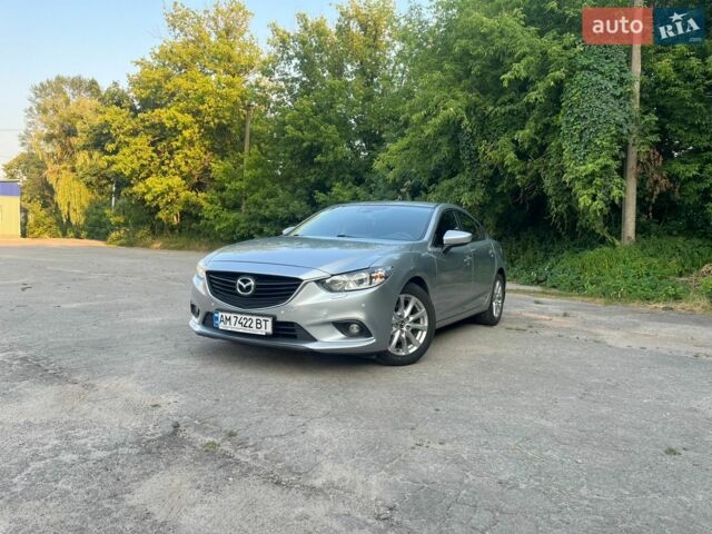 Серый Мазда 6, объемом двигателя 2 л и пробегом 64 тыс. км за 16500 $, фото 1 на Automoto.ua