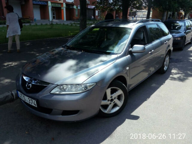 Сірий Мазда 6, об'ємом двигуна 2 л та пробігом 186 тис. км за 1500 $, фото 1 на Automoto.ua