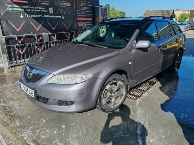 Серый Мазда 6, объемом двигателя 1.8 л и пробегом 230 тыс. км за 3350 $, фото 1 на Automoto.ua