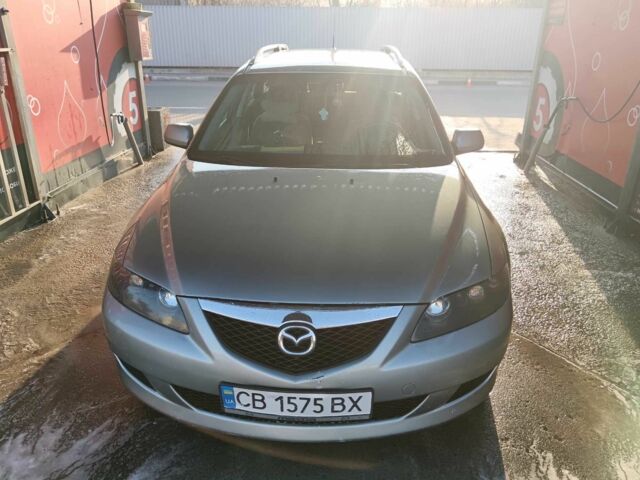 Серый Мазда 6, объемом двигателя 2 л и пробегом 437 тыс. км за 4700 $, фото 1 на Automoto.ua