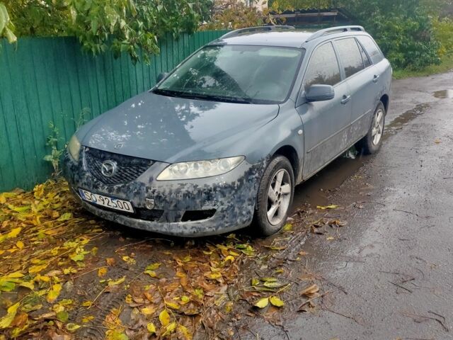 Серый Мазда 6, объемом двигателя 2 л и пробегом 360 тыс. км за 1200 $, фото 1 на Automoto.ua