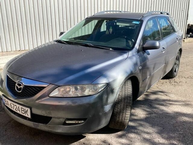 Серый Мазда 6, объемом двигателя 2 л и пробегом 436 тыс. км за 3200 $, фото 1 на Automoto.ua