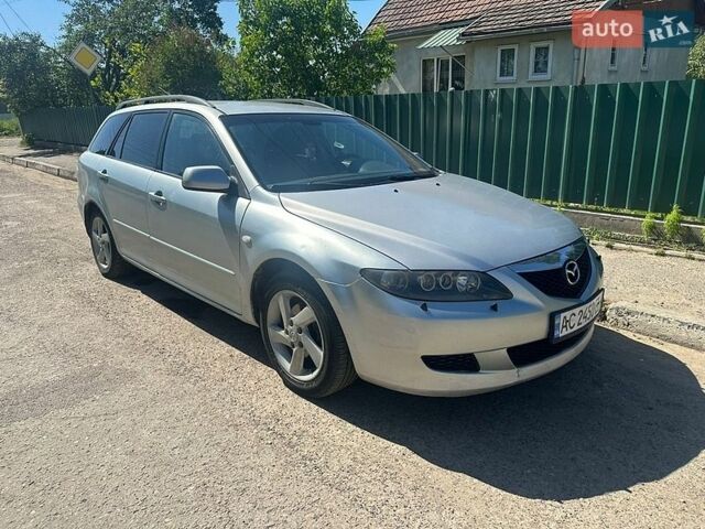 Сірий Мазда 6, об'ємом двигуна 2 л та пробігом 200 тис. км за 2250 $, фото 1 на Automoto.ua