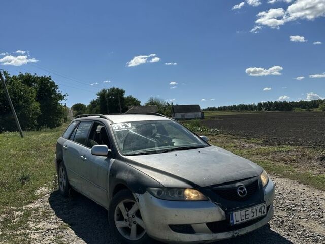 Серый Мазда 6, объемом двигателя 2 л и пробегом 350 тыс. км за 716 $, фото 1 на Automoto.ua