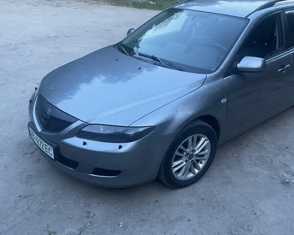 Серый Мазда 6, объемом двигателя 2 л и пробегом 245 тыс. км за 4500 $, фото 1 на Automoto.ua