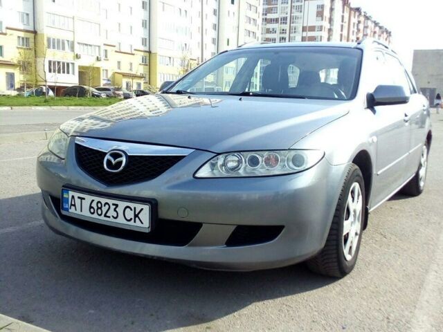 Серый Мазда 6, объемом двигателя 2 л и пробегом 224 тыс. км за 6000 $, фото 1 на Automoto.ua