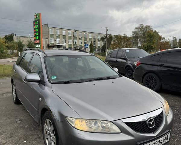Серый Мазда 6, объемом двигателя 2 л и пробегом 300 тыс. км за 2500 $, фото 1 на Automoto.ua