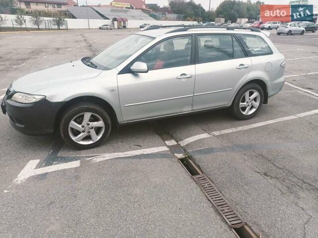 Серый Мазда 6, объемом двигателя 2 л и пробегом 349 тыс. км за 3000 $, фото 1 на Automoto.ua